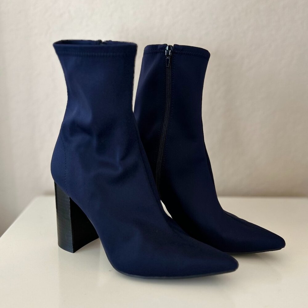 Jeffrey Campbell Siren Bootie, Women's 9, Navy